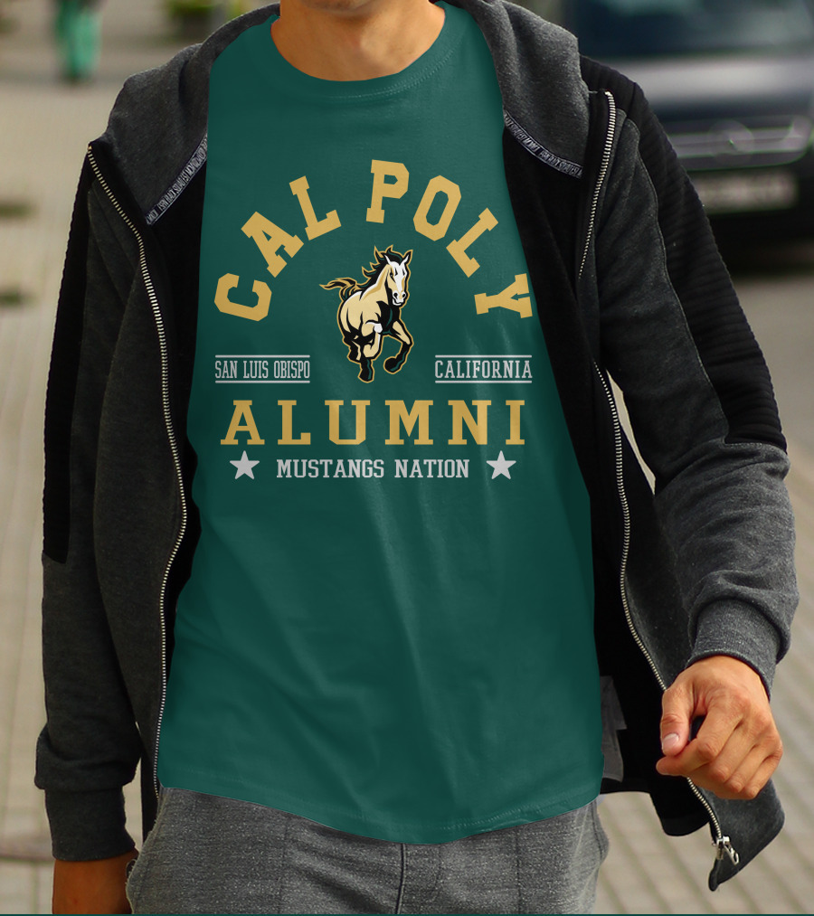 Cal Poly Alumni Mustangs Nation San Luis Obispo California T-Shirt