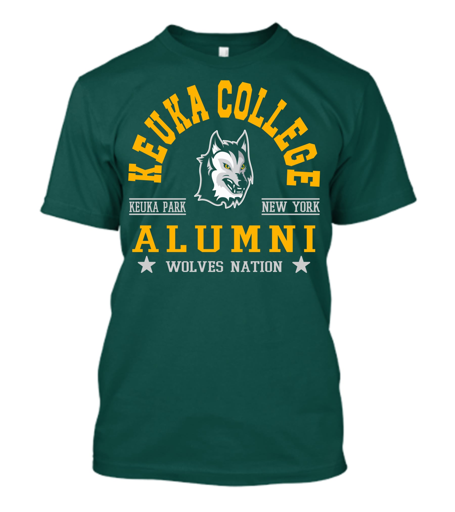 Keuka College Alumni Wolves Nation Keuka Park New York T-Shirt
