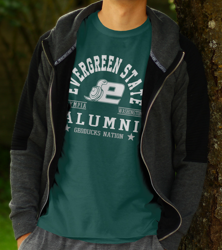 Evergreen State Geoducks Nation Alumni Olympia Washington T-Shirt