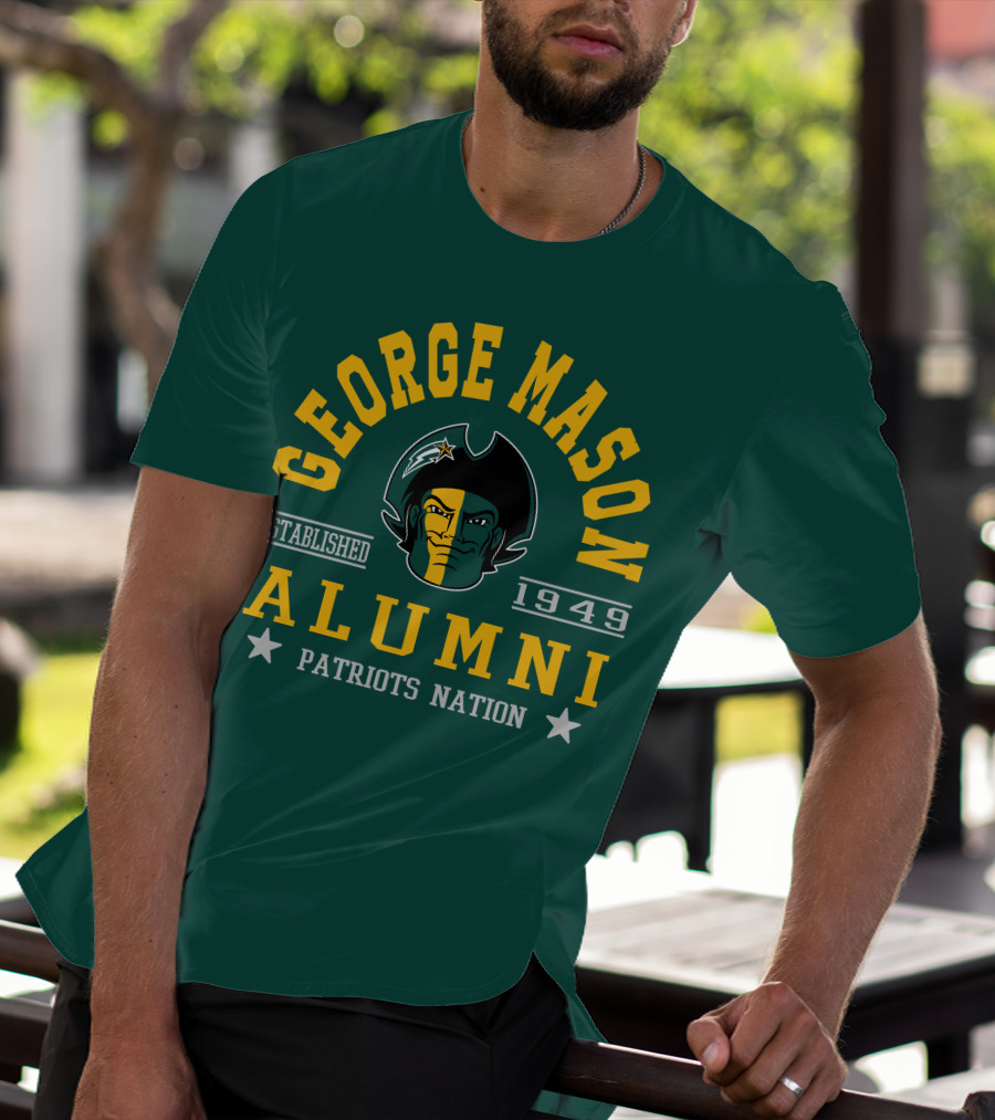 George Mason University Alumni Established 1949 Patriots Nation T-Shirt