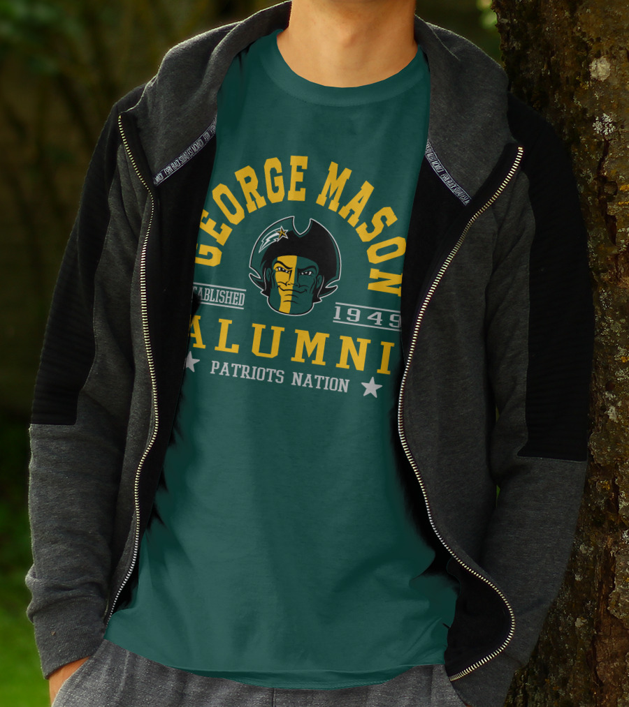 George Mason University Alumni Established 1949 Patriots Nation T-Shirt