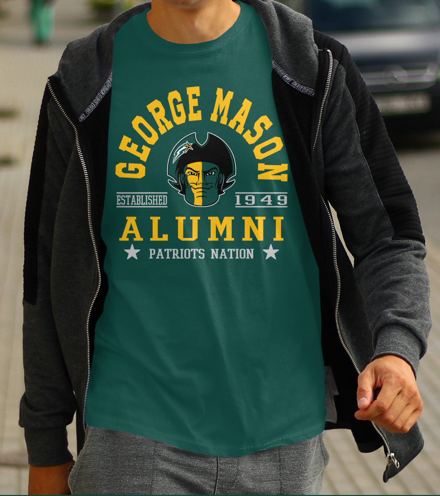 George Mason University Alumni Established 1949 Patriots Nation T-Shirt