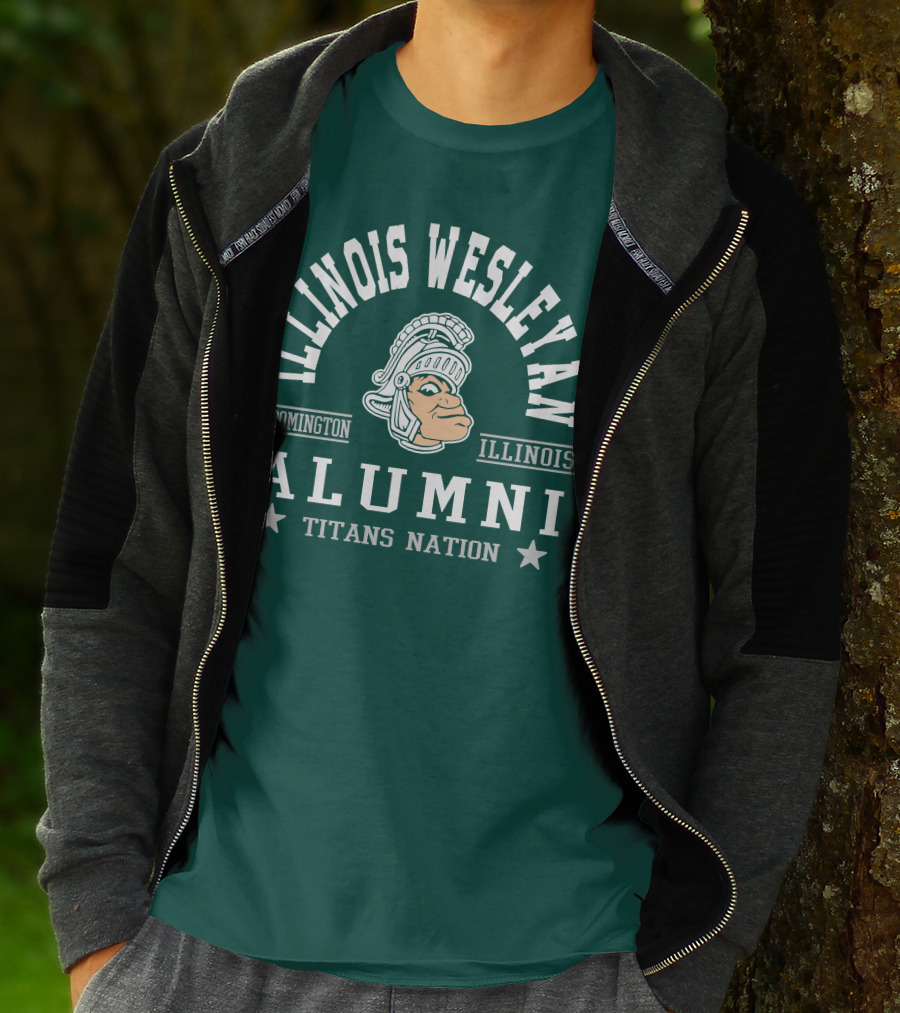 Illinois Wesleyan Alumni Titans Nation Bloomington Illinois T-Shirt