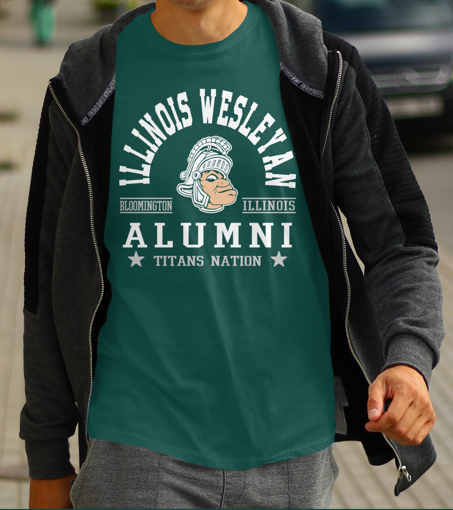 Illinois Wesleyan Alumni Titans Nation Bloomington Illinois T-Shirt