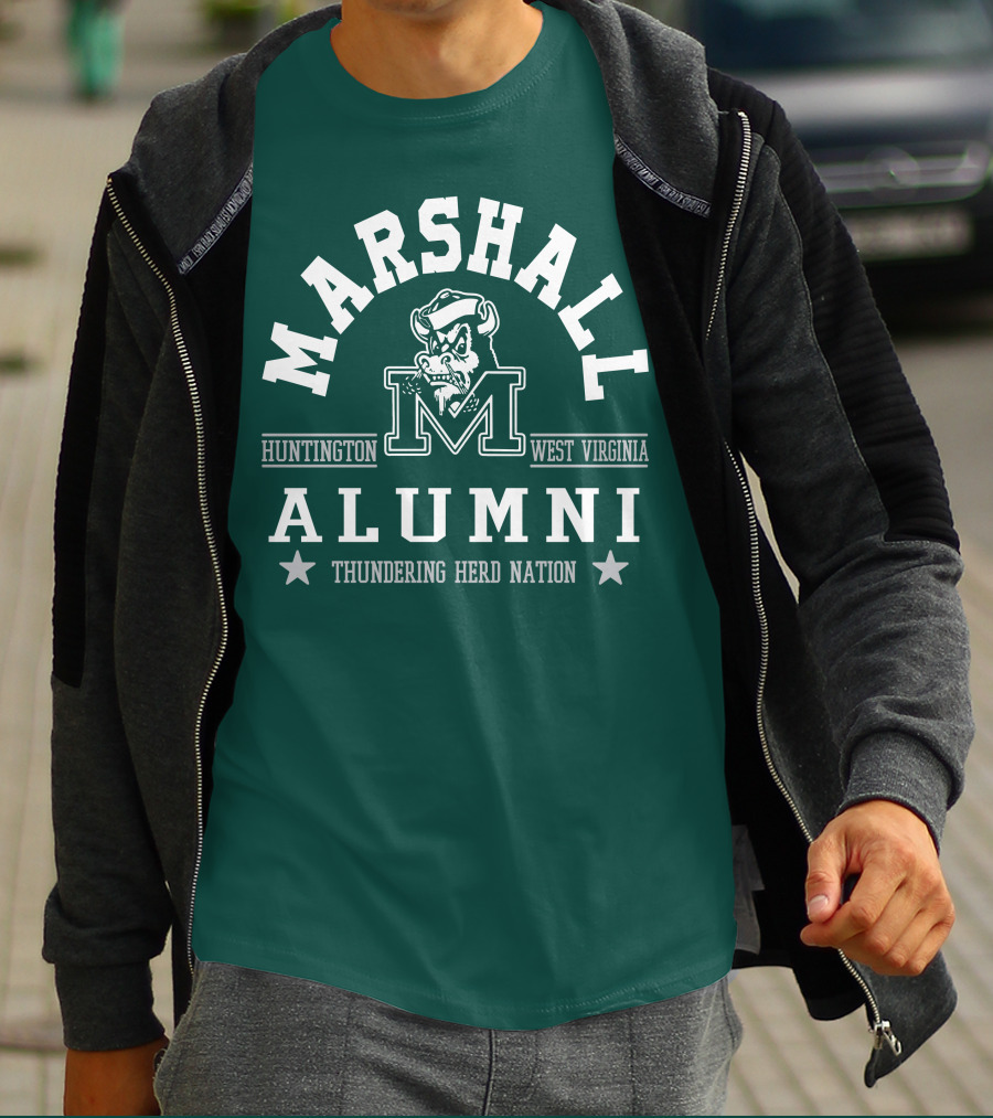 Marshall Alumni Thundering Herd Nation Huntington West Virginia T-Shirt