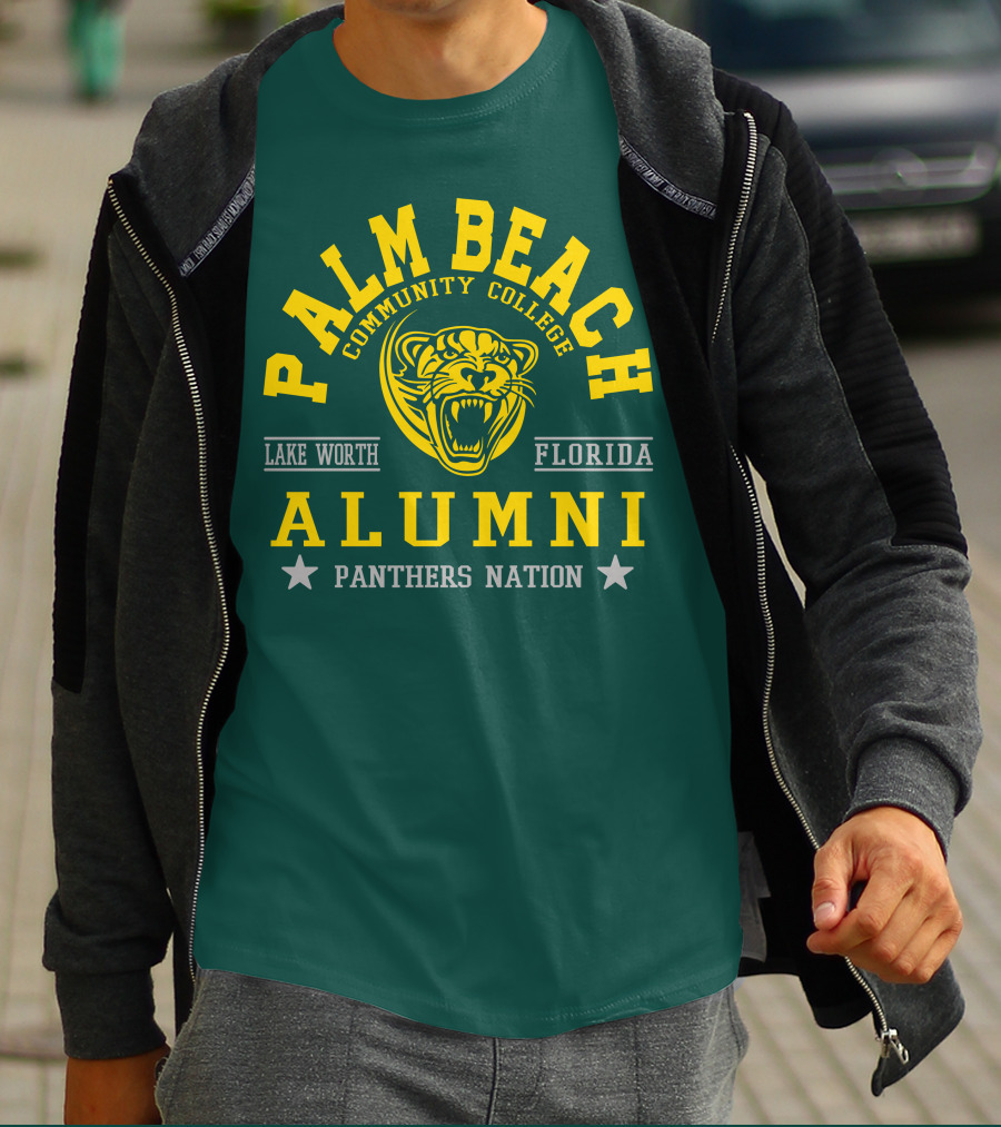 Palm Beach Community College Lake Worth Florida Alumni Panthers Nation T-Shirt