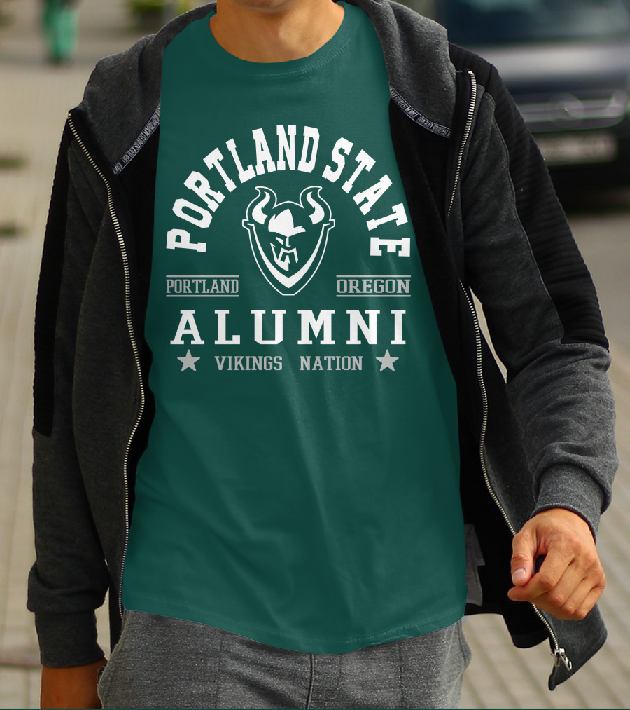 Portland State Alumni Oregon Vikings Nation T-Shirt