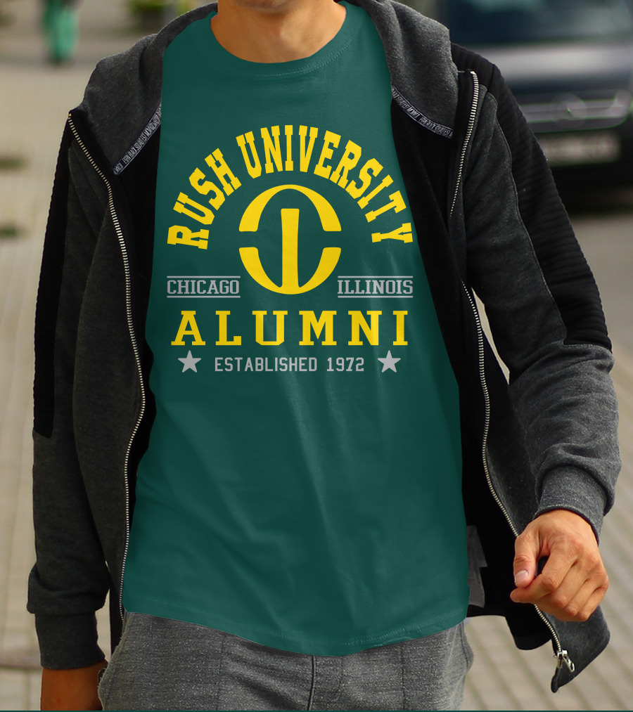 Rush University Alumni Chicago Illinois Established 1972 T-Shirt