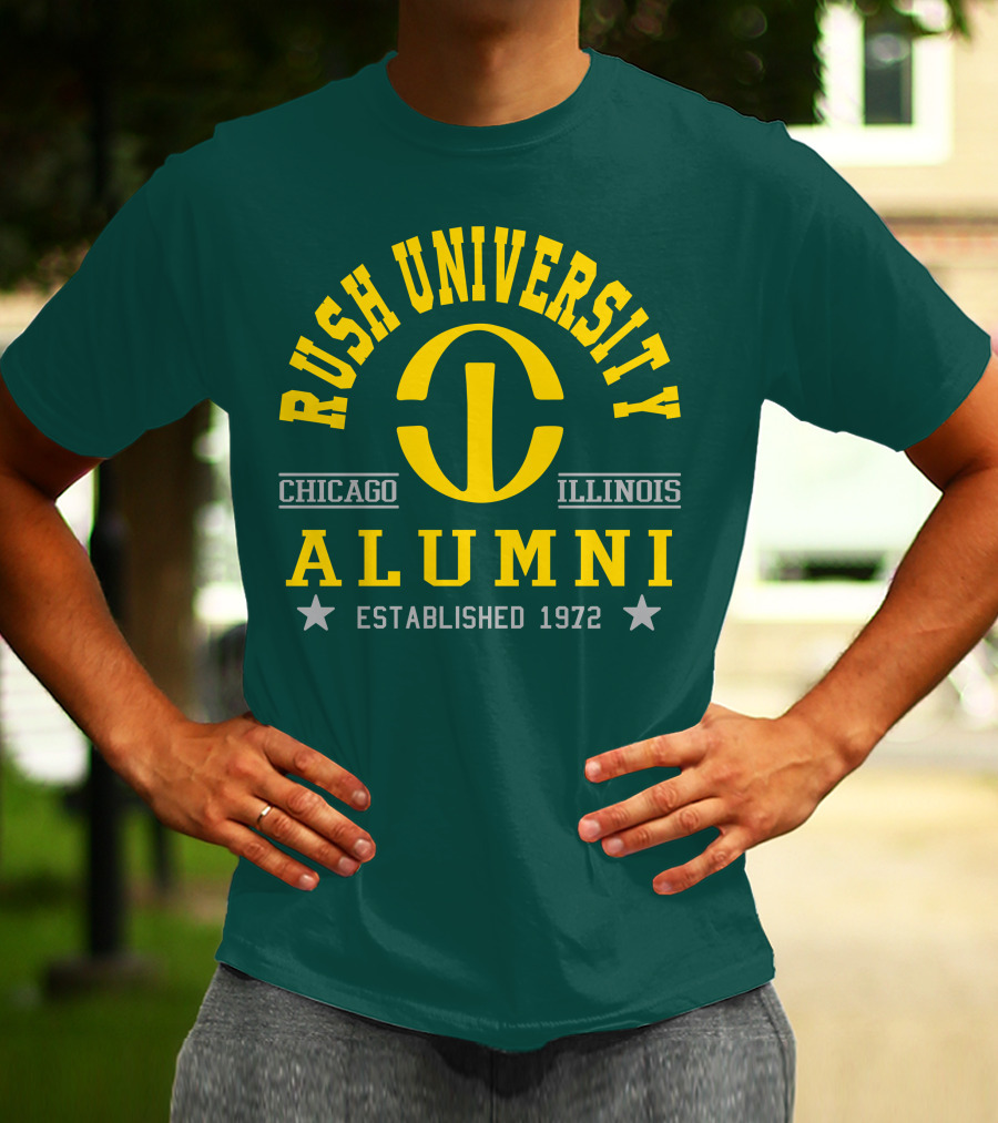 Rush University Alumni Chicago Illinois Established 1972 T-Shirt
