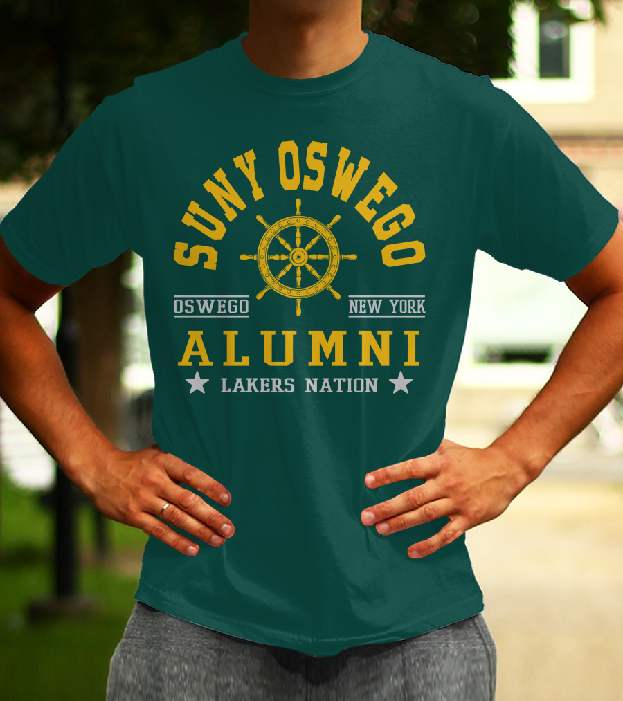 SUNY Oswego Alumni New York Lakers Nation T-Shirt