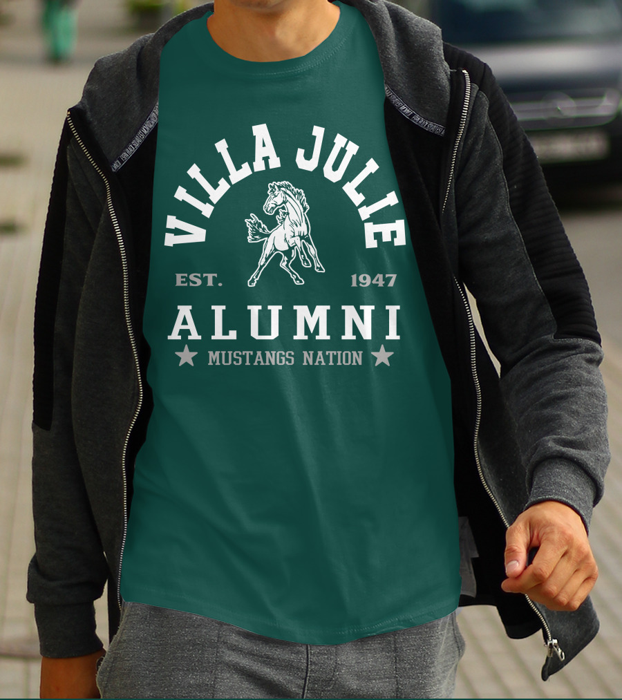 Villa Julie College Est. 1947 Alumni Mustangs Nation T-Shirt