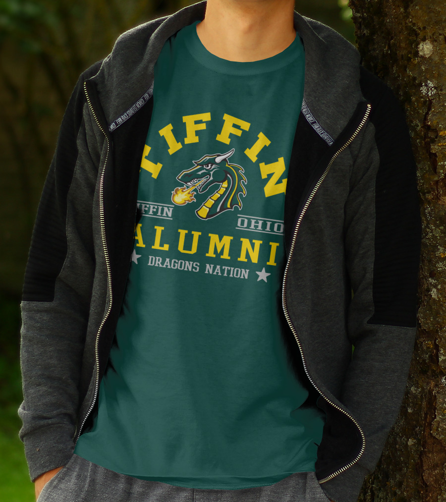 Tiffin Ohio Alumni Dragons Nation T-Shirt