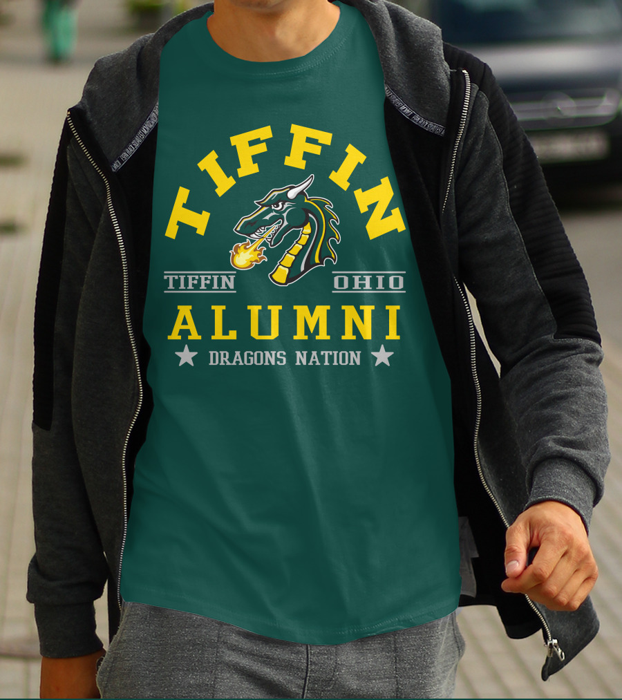Tiffin Ohio Alumni Dragons Nation T-Shirt