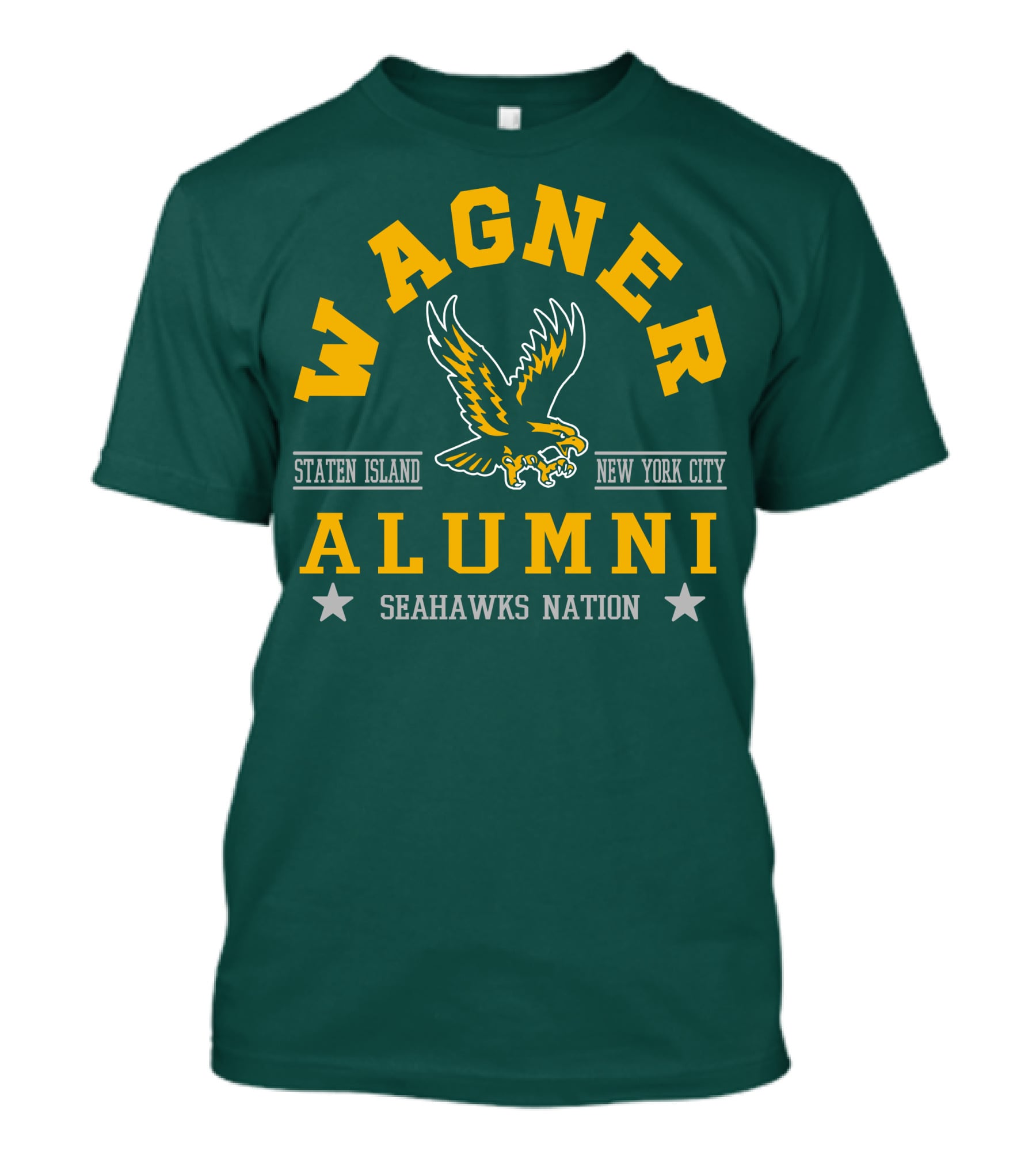 Wagner College Staten Island New York City Alumni Seahawks Nation T-Shirt