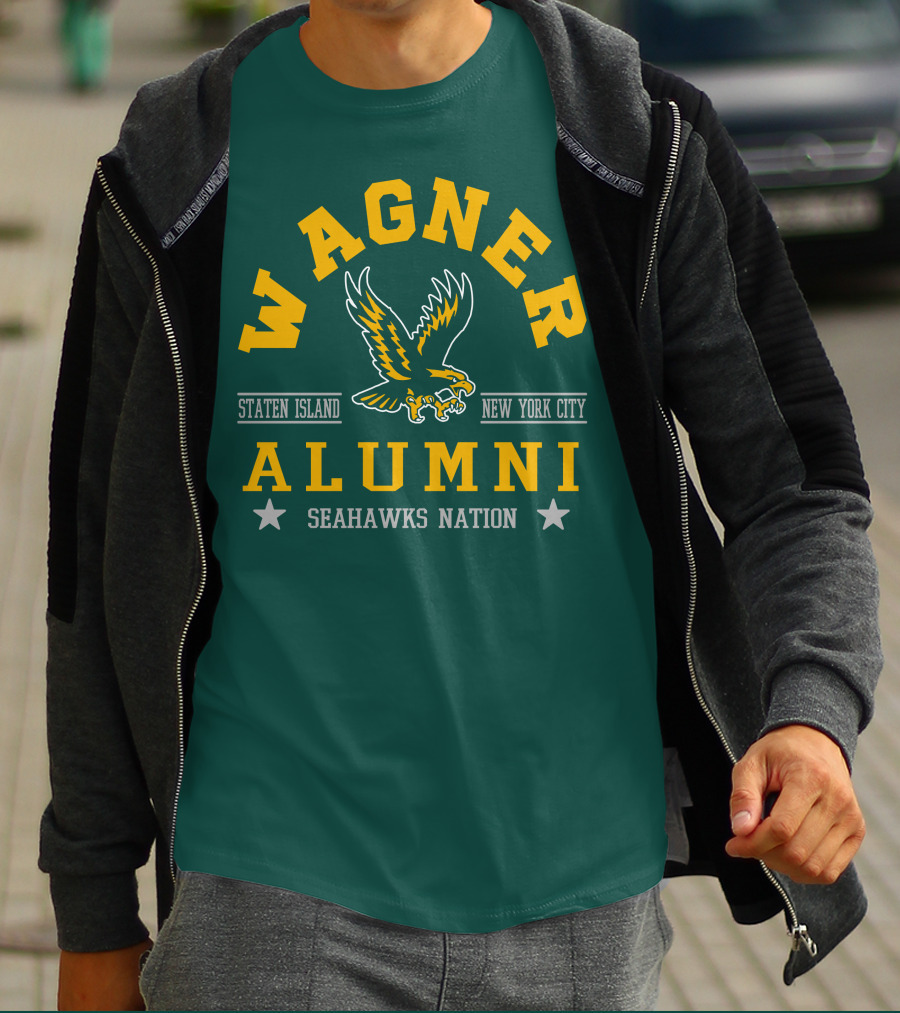 Wagner College Staten Island New York City Alumni Seahawks Nation T-Shirt