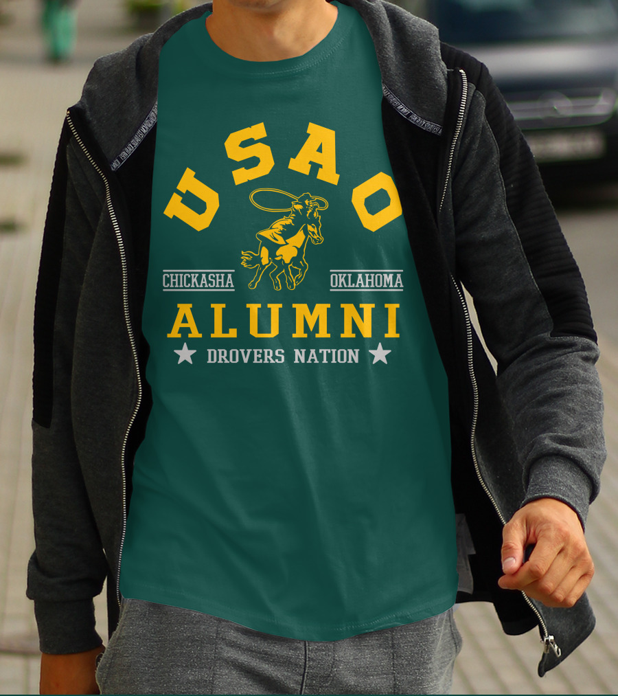 USAO Alumni Drovers Nation Chickasha Oklahoma T-Shirt
