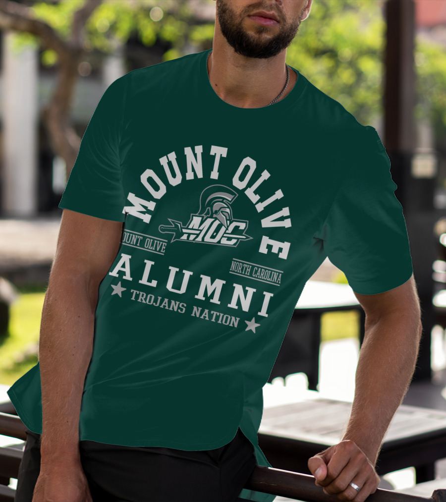 Mount Olive College Alumni Trojans Nation North Carolina MOC T-Shirt