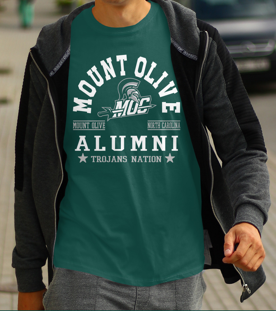 Mount Olive College Alumni Trojans Nation North Carolina MOC T-Shirt