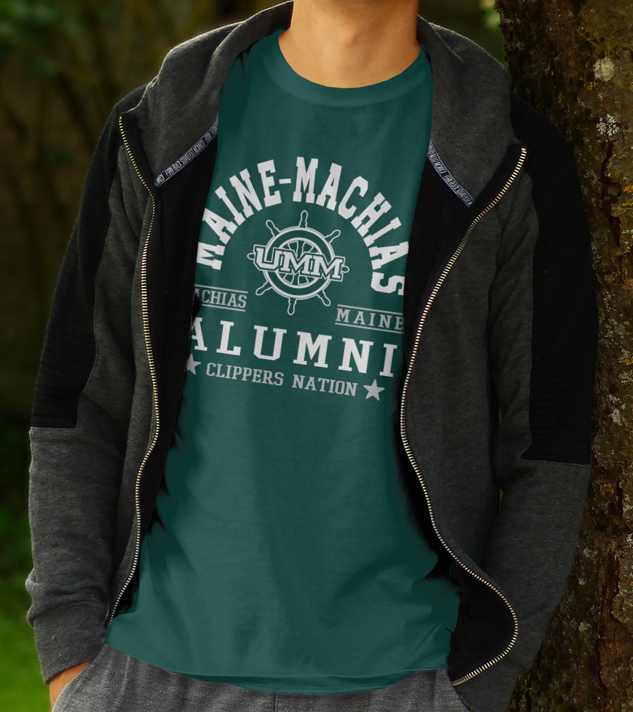Maine-Machias UMM Alumni Clippers Nation Machias Maine T-Shirt