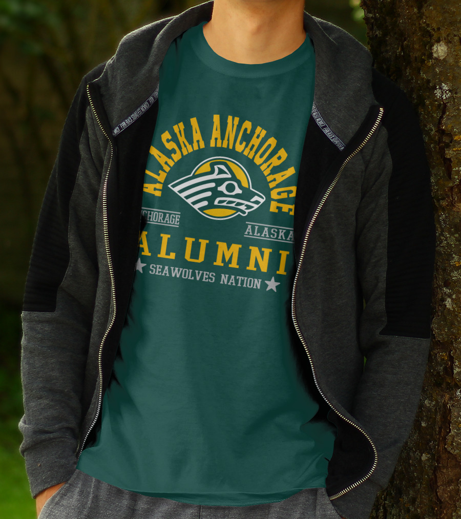 Alaska Anchorage Alumni Seawolves Nation T-Shirt