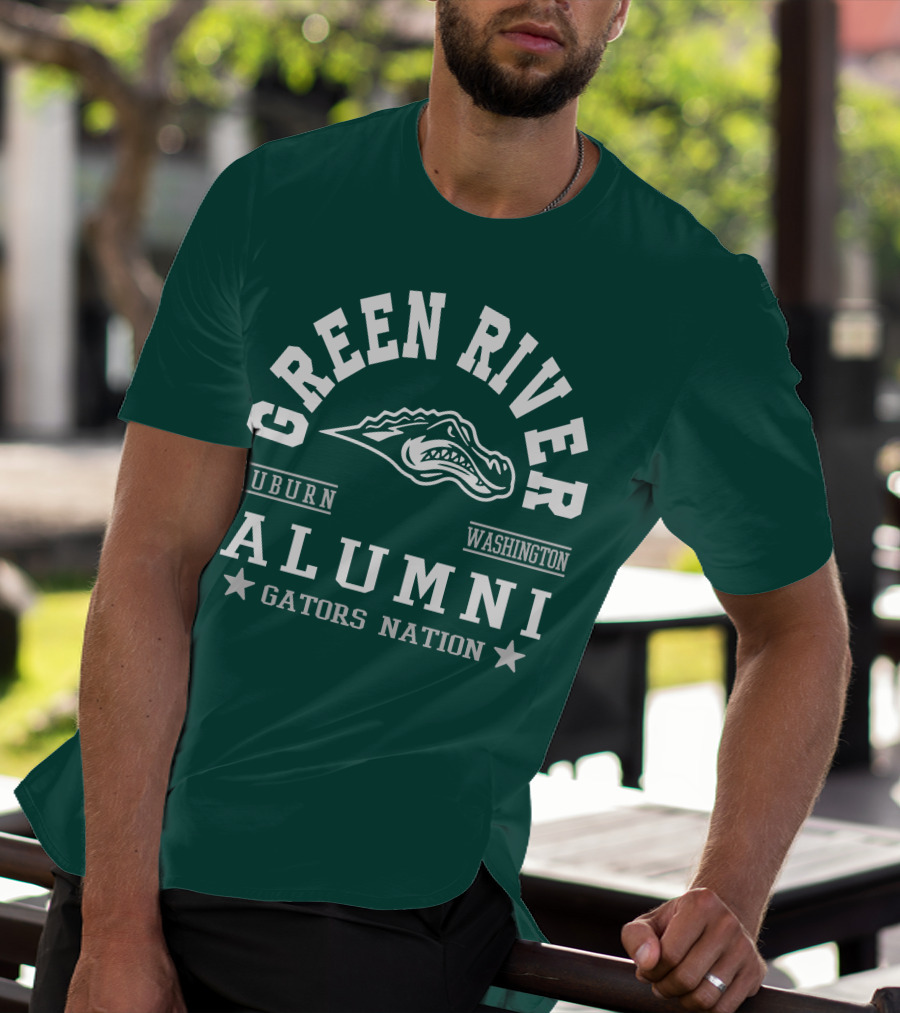 Green River Alumni Gators Nation Auburn Washington T-Shirt