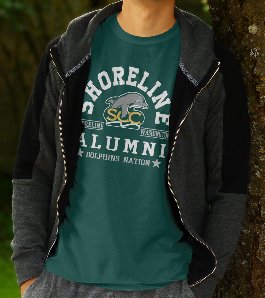 Shoreline Washington SCC Alumni Dolphins Nation T-Shirt