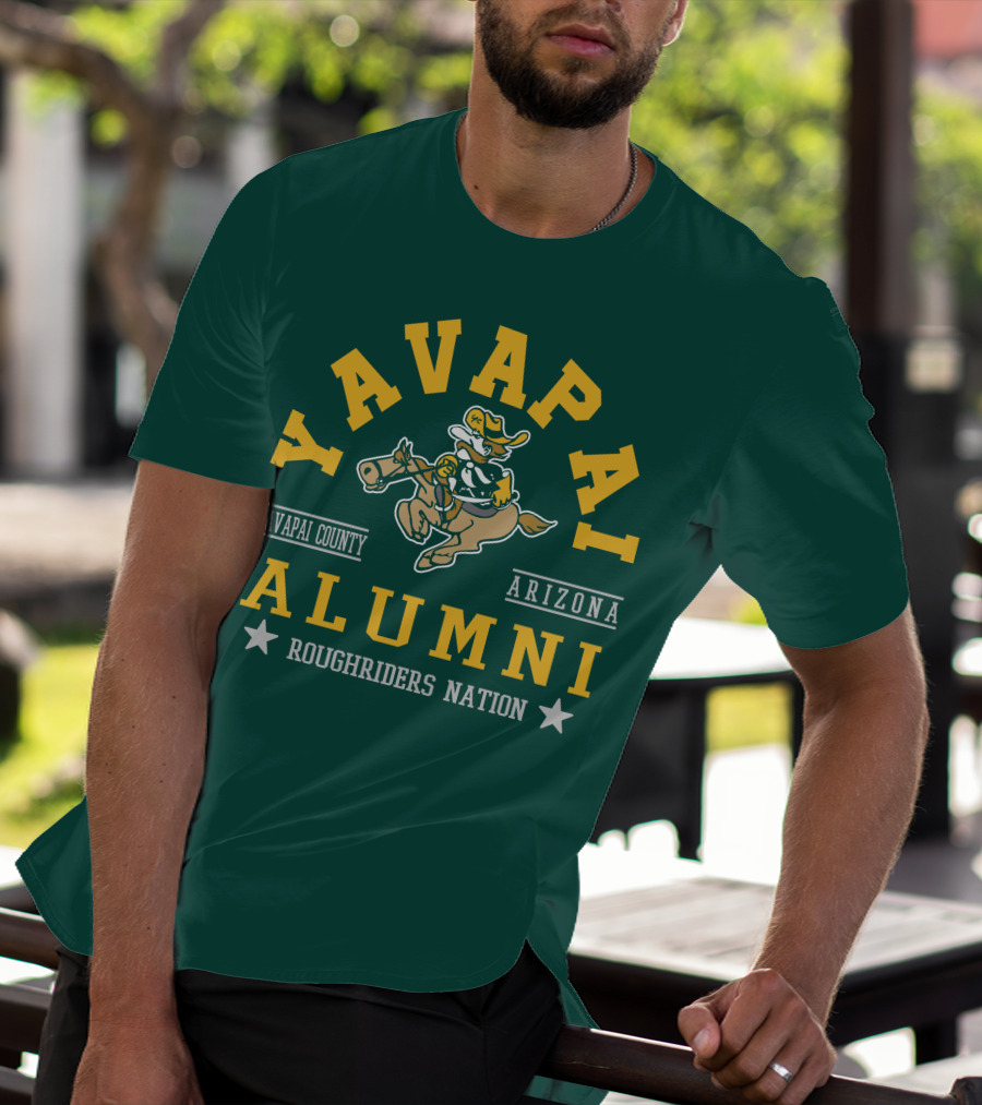Yavapai College Alumni Arizona Roughriders Nation Yavapai County T-Shirt