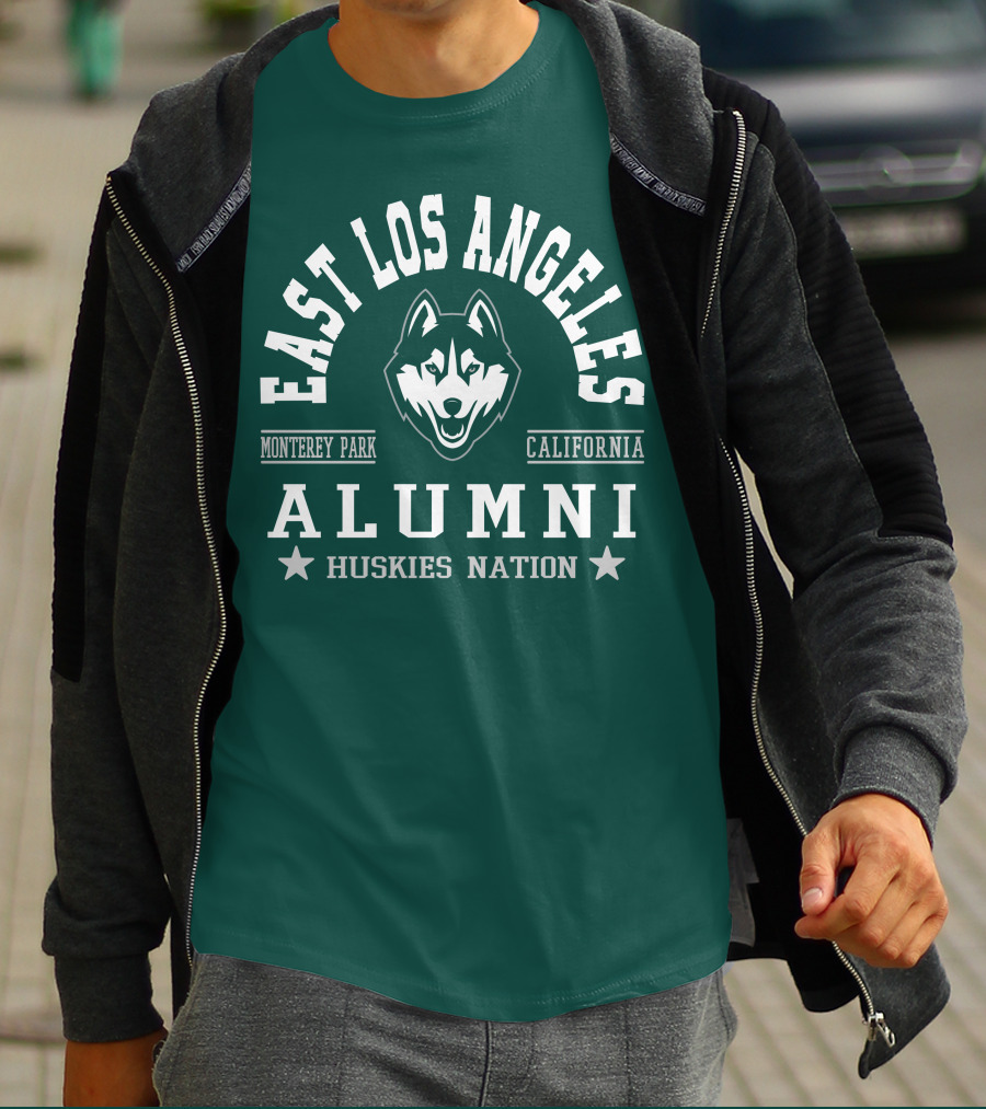 East Los Angeles Monterey Park California Alumni Huskies Nation T-Shirt