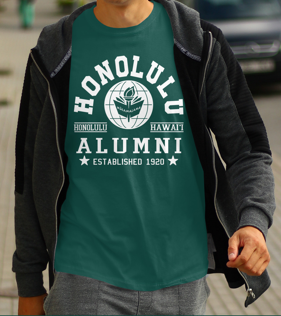 Honolulu Hawai'i Alumni Mālamalama Established 1920 T-Shirt