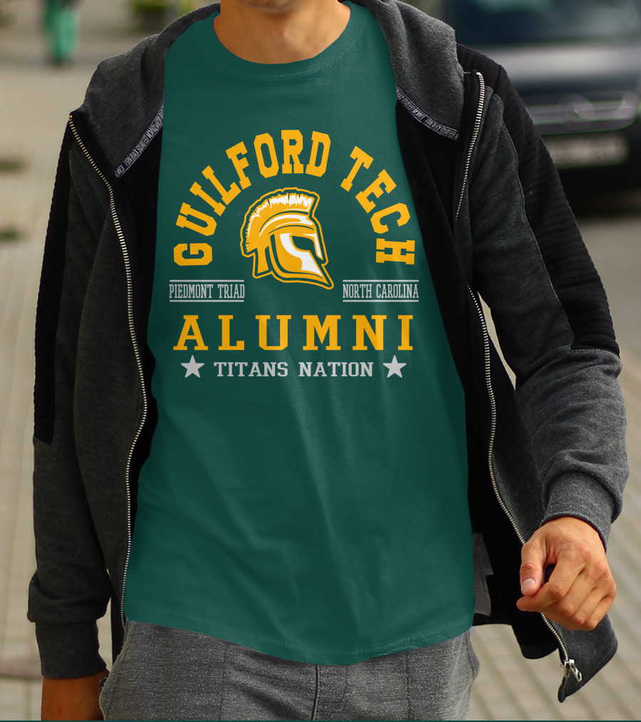Guilford Tech Alumni Titans Nation Piedmont Triad North Carolina T-Shirt