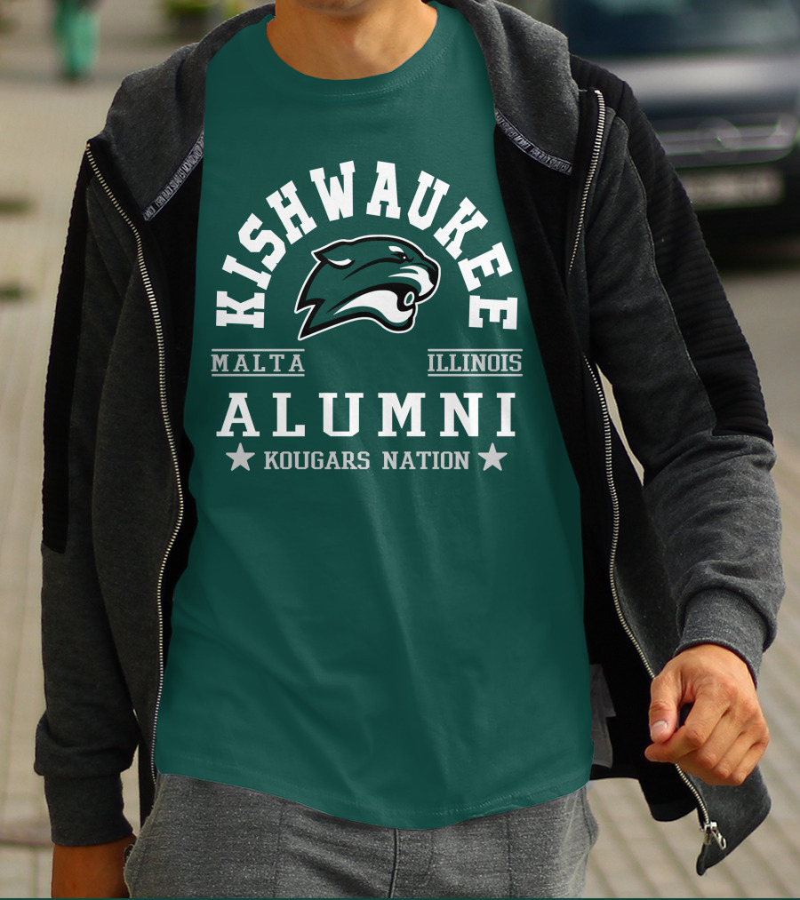 Kishwaukee College Alumni Malta Illinois Kougars Nation T-Shirt