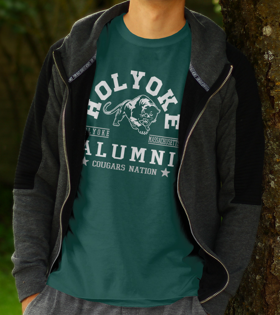 Holyoke Alumni Cougars Nation Massachusetts T-Shirt