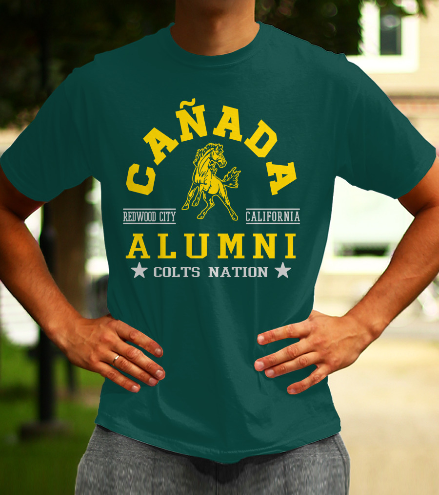 Cañada Alumni Colts Nation Redwood City California T-Shirt