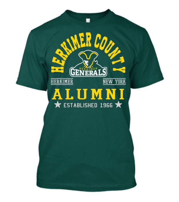 Herkimer County Generals Alumni New York Established 1966 T-Shirt