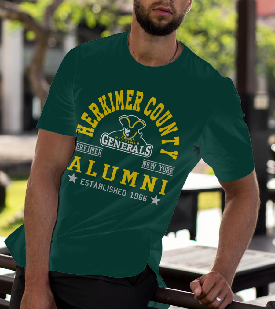 Herkimer County Generals Alumni New York Established 1966 T-Shirt