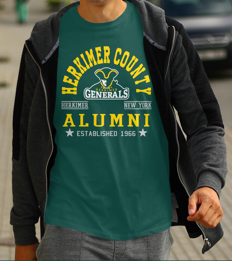 Herkimer County Generals Alumni New York Established 1966 T-Shirt
