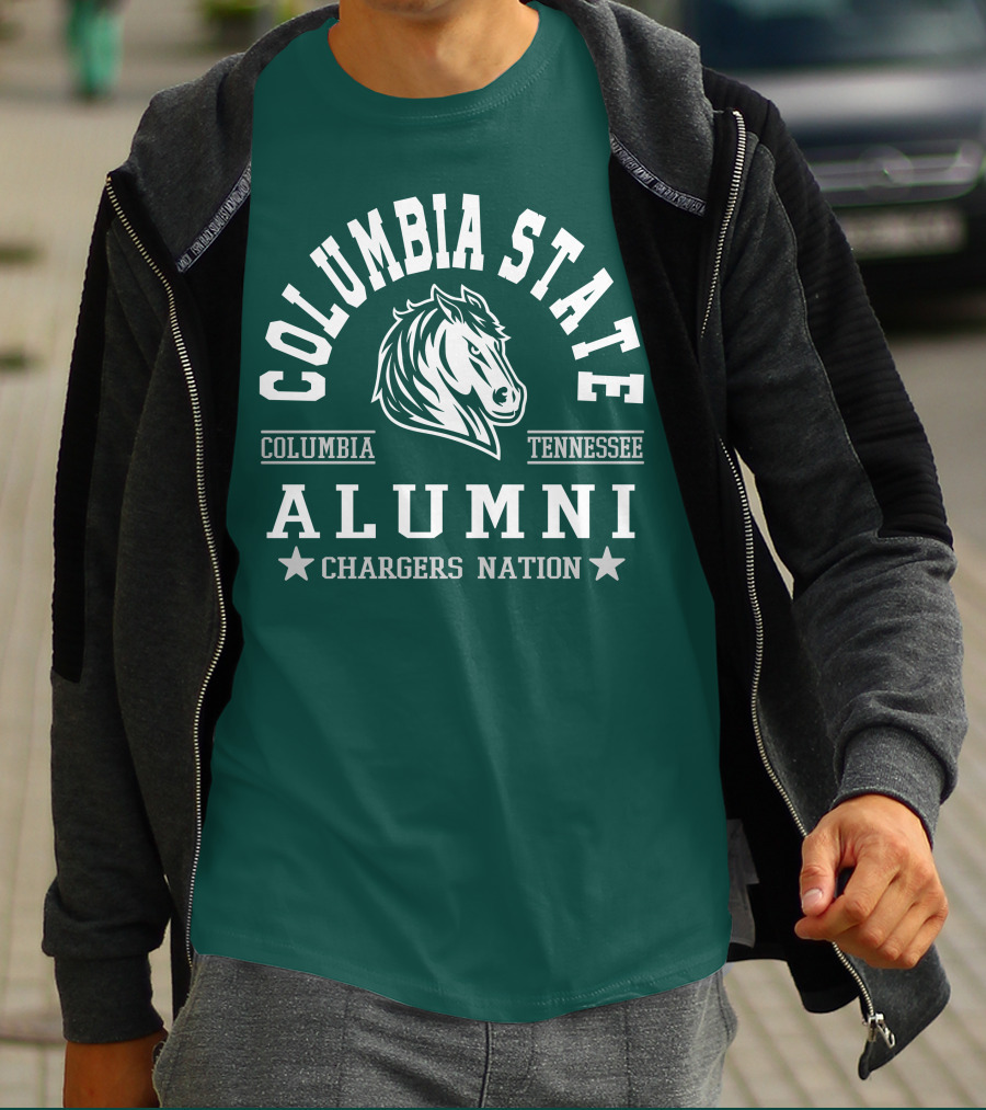 Columbia State Tennessee Alumni Chargers Nation T-Shirt