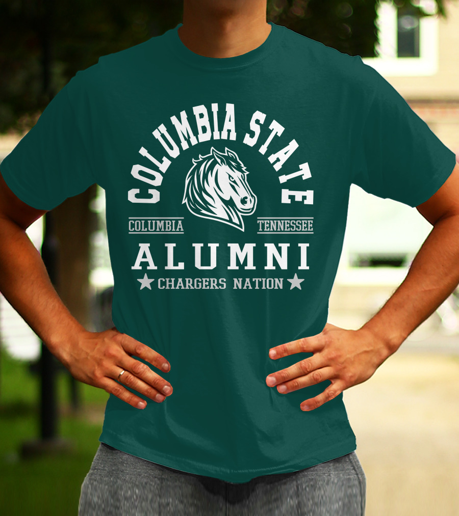 Columbia State Tennessee Alumni Chargers Nation T-Shirt