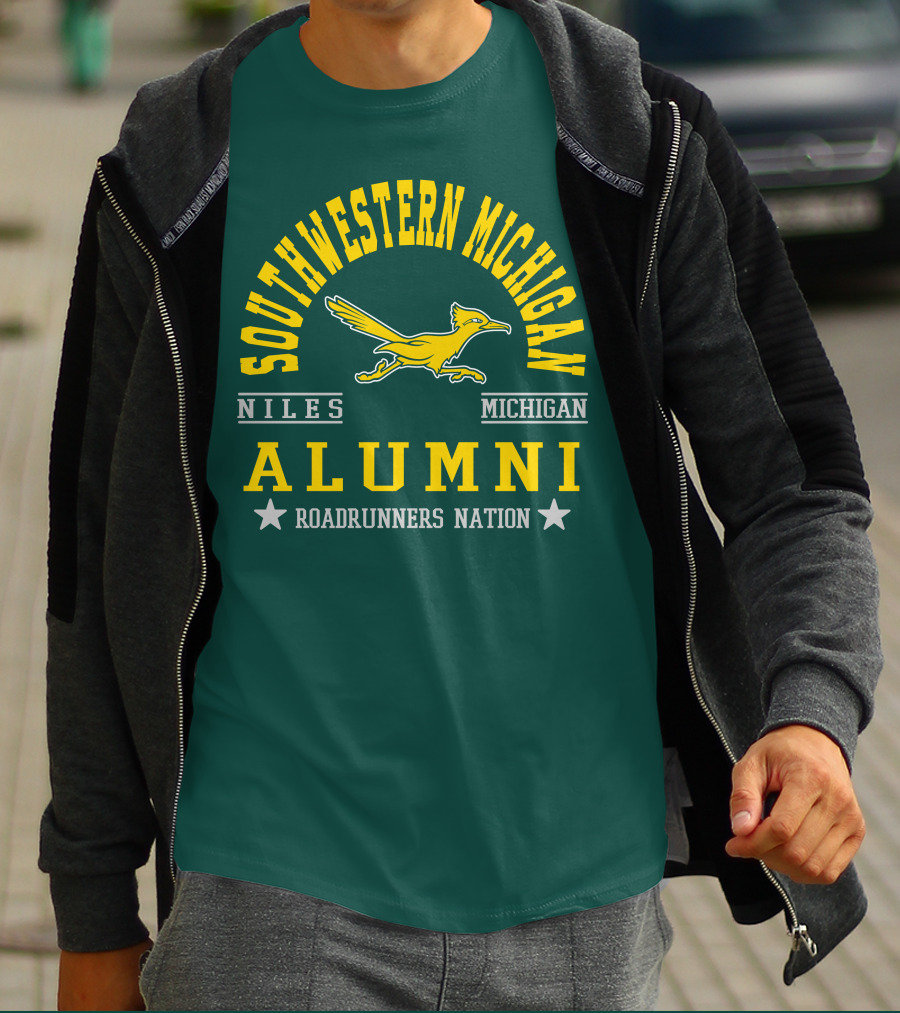 Southwestern Michigan Niles Alumni Roadrunners Nation T-Shirt