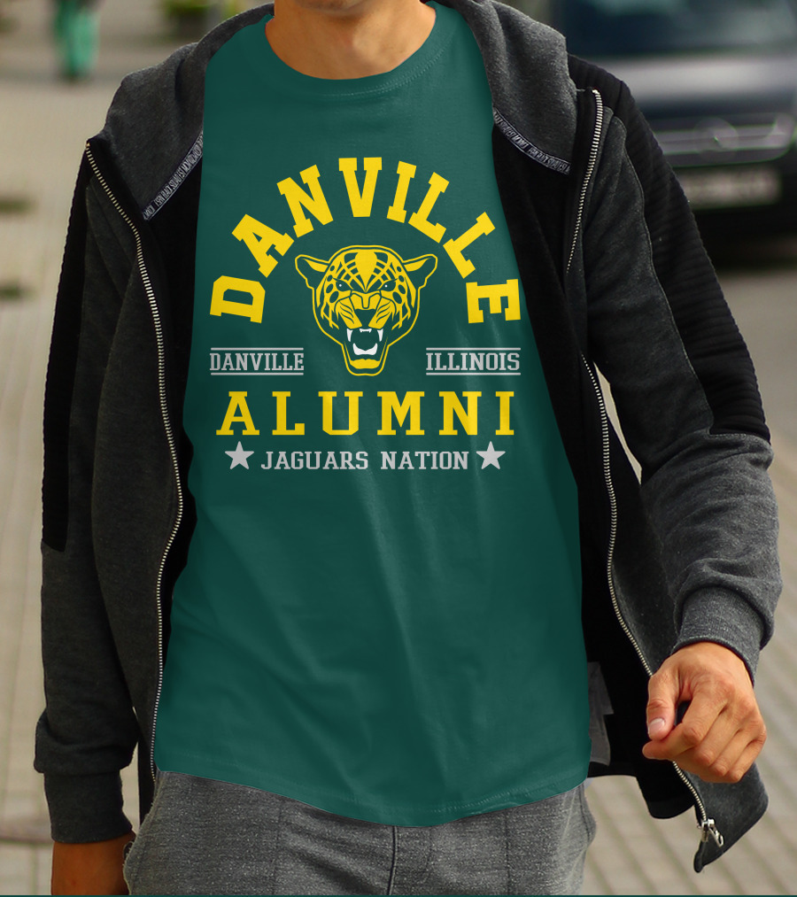 Danville Illinois Alumni Jaguars Nation T-Shirt