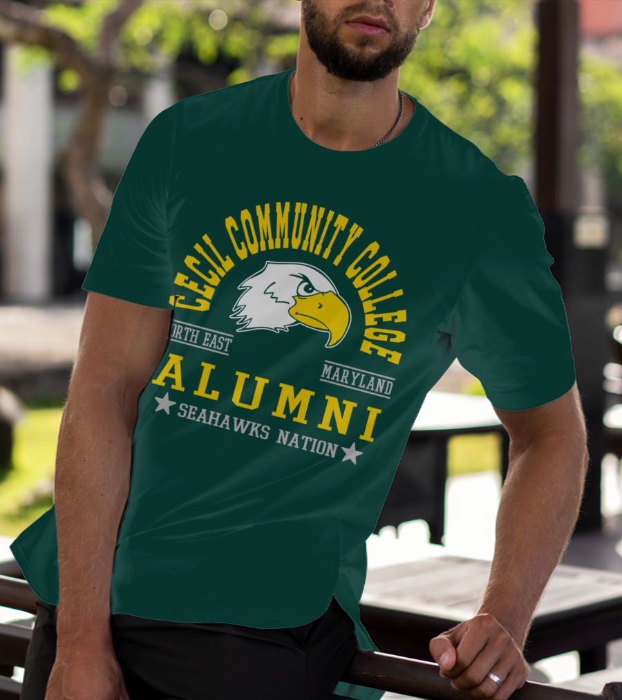 Cecil Community College Alumni Seahawks Nation North East Maryland T-Shirt