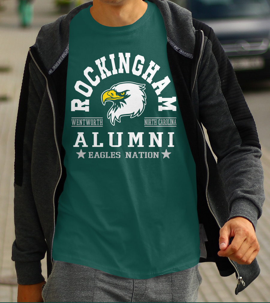 Rockingham Wentworth North Carolina Alumni Eagles Nation T-Shirt
