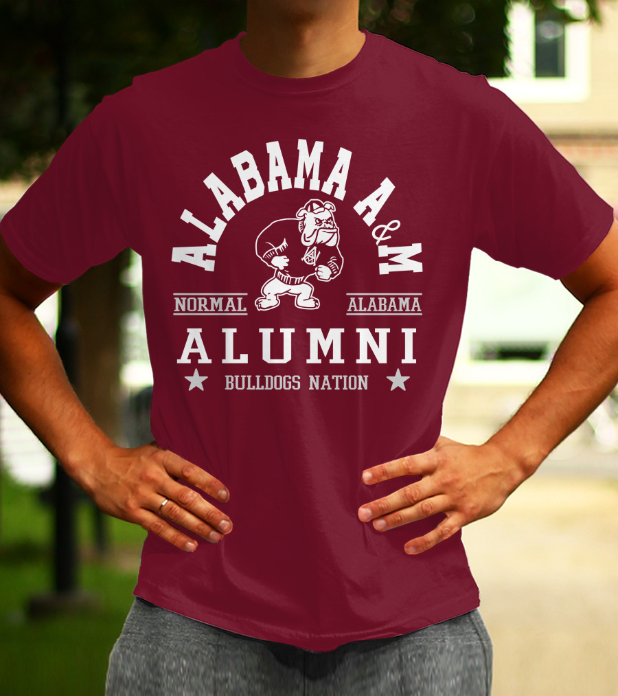 Alabama A M Alumni Bulldogs Nation Normal Alabama T-Shirt