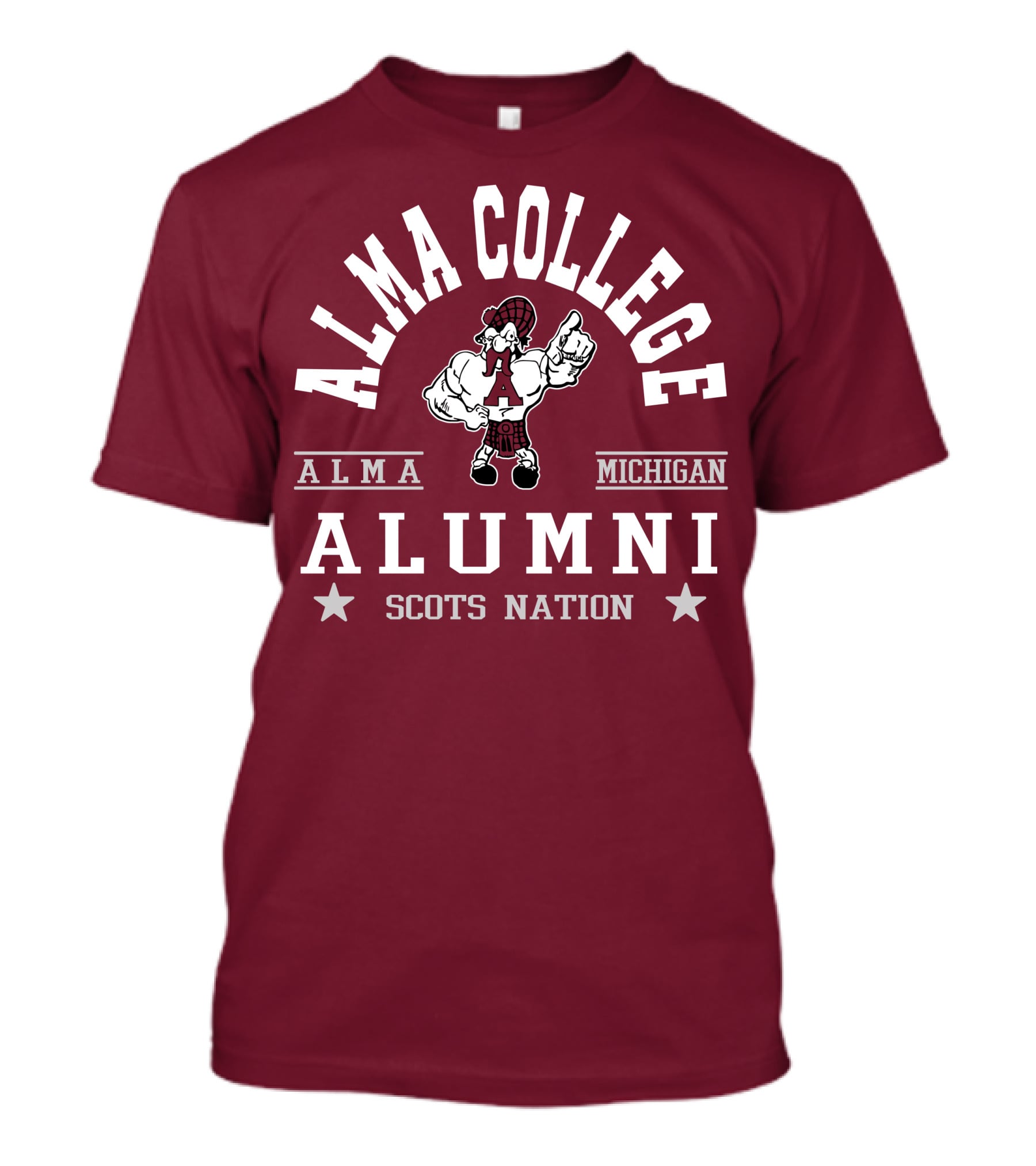 Alma College Michigan Alumni Scots Nation T-Shirt