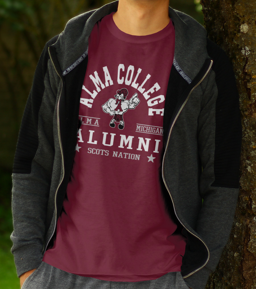 Alma College Michigan Alumni Scots Nation T-Shirt