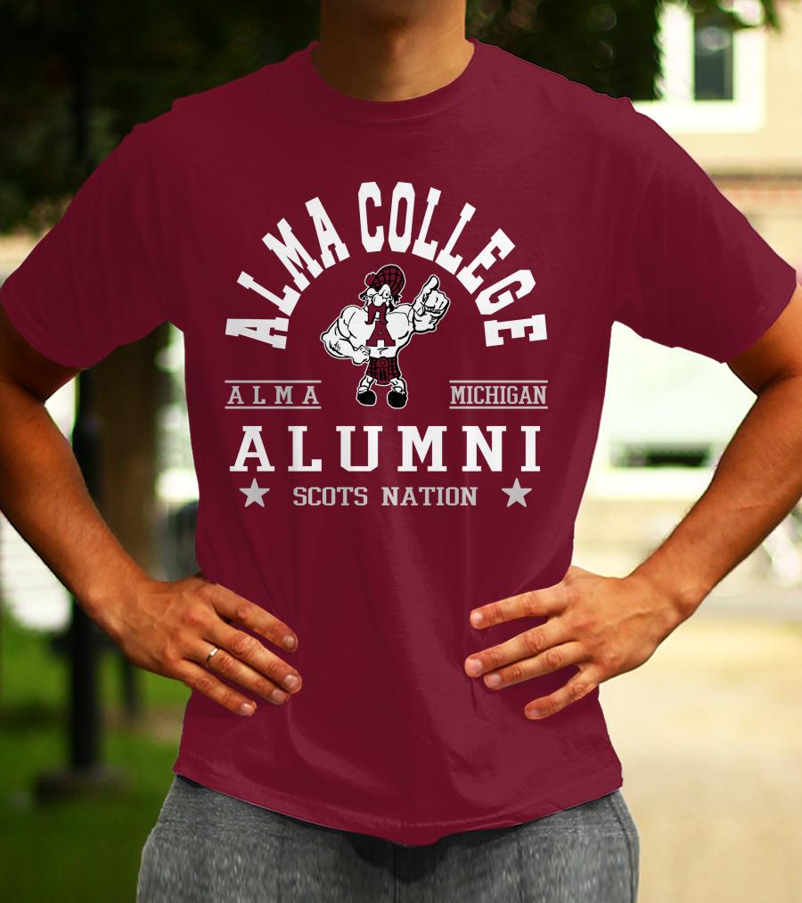 Alma College Michigan Alumni Scots Nation T-Shirt