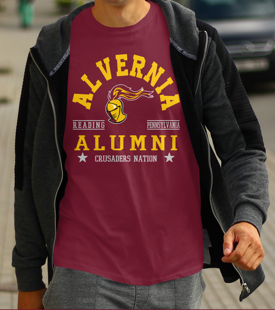 Alvernia Alumni Reading Pennsylvania Crusaders Nation T-Shirt