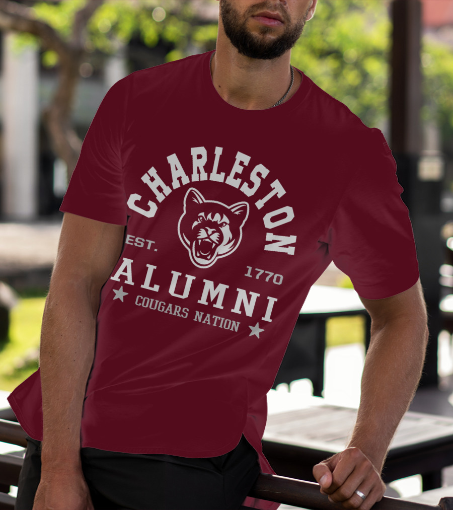 Charleston Alumni Cougars Nation Est. 1770 T-Shirt