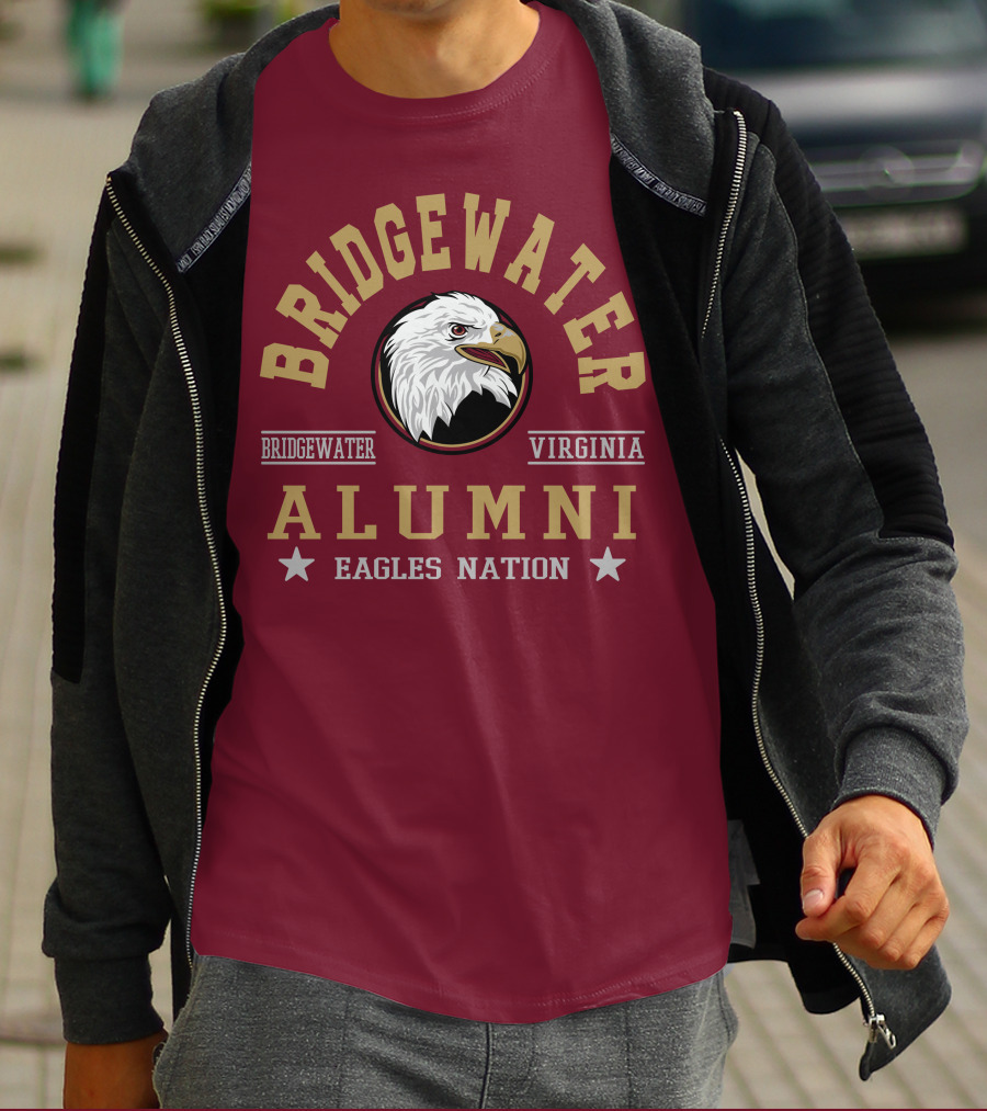 Bridgewater Virginia Alumni Eagles Nation T-Shirt