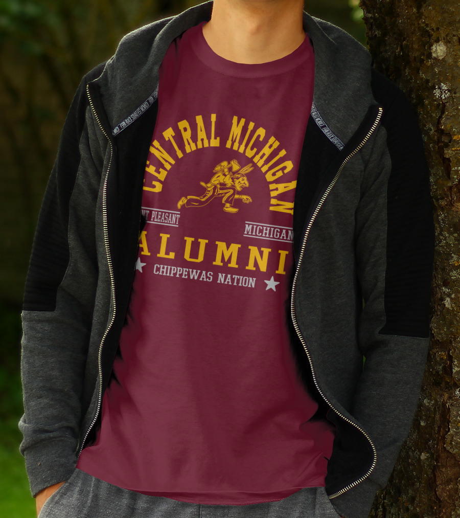 Central Michigan Alumni Mount Pleasant Chippewas Nation T-Shirt